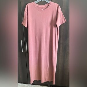 SO pink tshirt dress